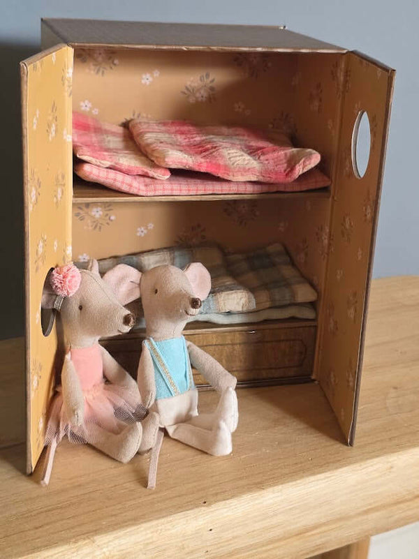 Maileg, Ballet Mice in Dance Studio, Little Sister & Brother