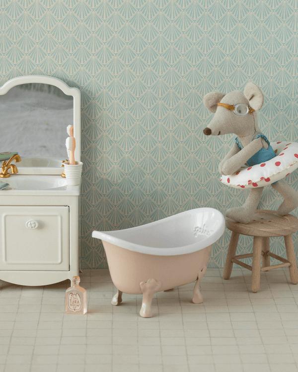 PRE-ORDER Maileg, Beach Mouse with Float, Little Sister - Red Dots **Due April**