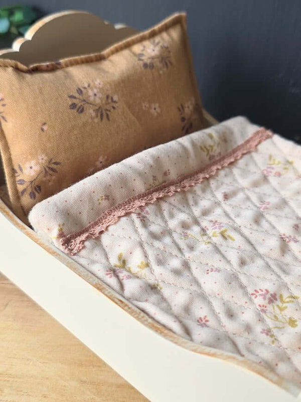 Maileg, Bed, Mouse - Off White