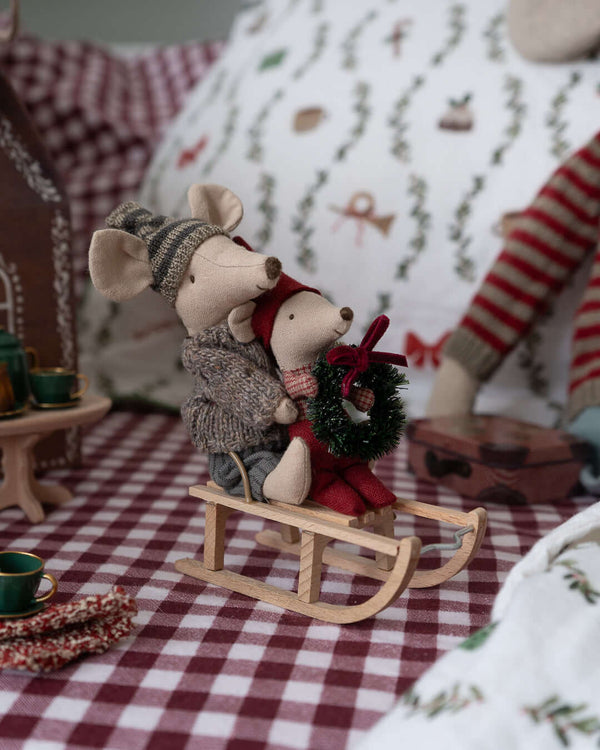 Maileg, Mouse Sled