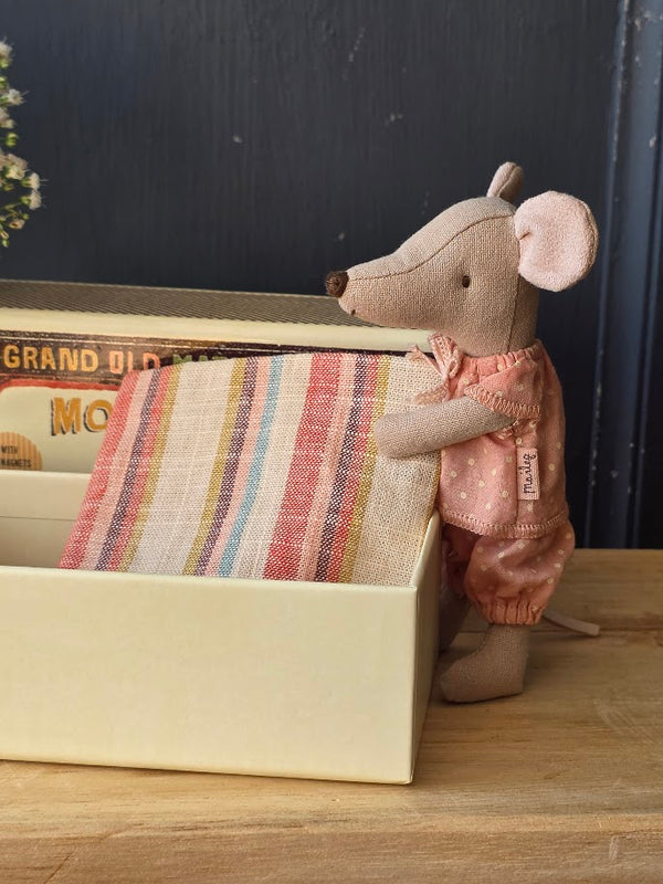 Maileg, Big Sister Mouse in Matchbox