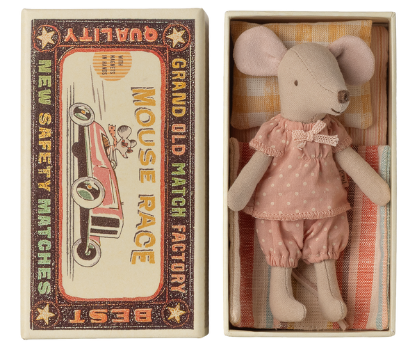 PRE-ORDER Maileg, Big Sister Mouse in Matchbox **Due March**