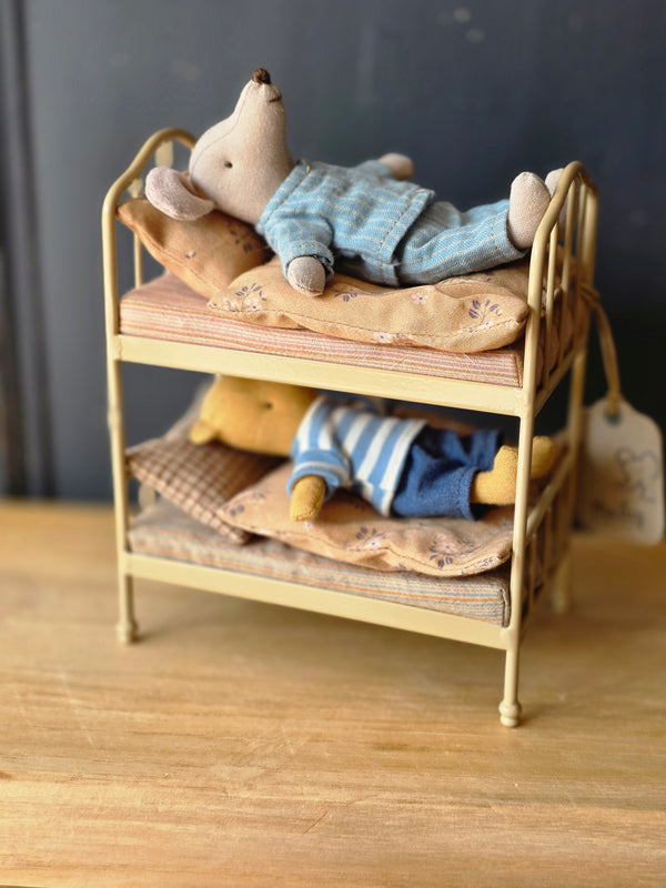 Maileg, Bunk Bed, Mouse - Wheat