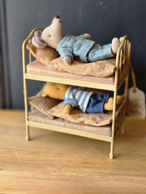 Maileg, Bunk Bed, Mouse - Wheat
