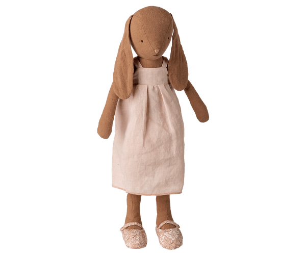Maileg, Bunny, Size 3 - Chocolate Brown - Dress and Shoes