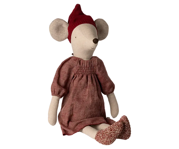 *PRE-ORDER* Maileg, Christmas Mouse, Maxi - Girl (DUE END OCT)