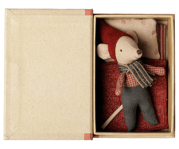 PRE-ORDER Maileg, Christmas Mouse, Baby in Book **DUE SEPT**