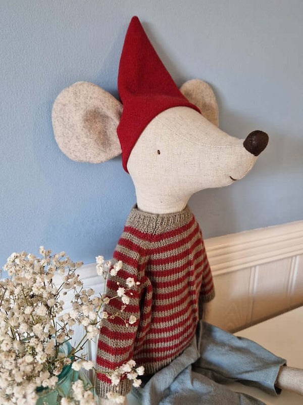Maileg, Christmas Mouse, Maxi Boy