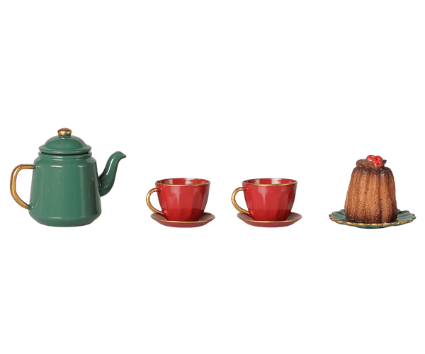 PRE-ORDER Maileg, Christmas Tea Party, Mouse - Red/Green **DUE NOV**