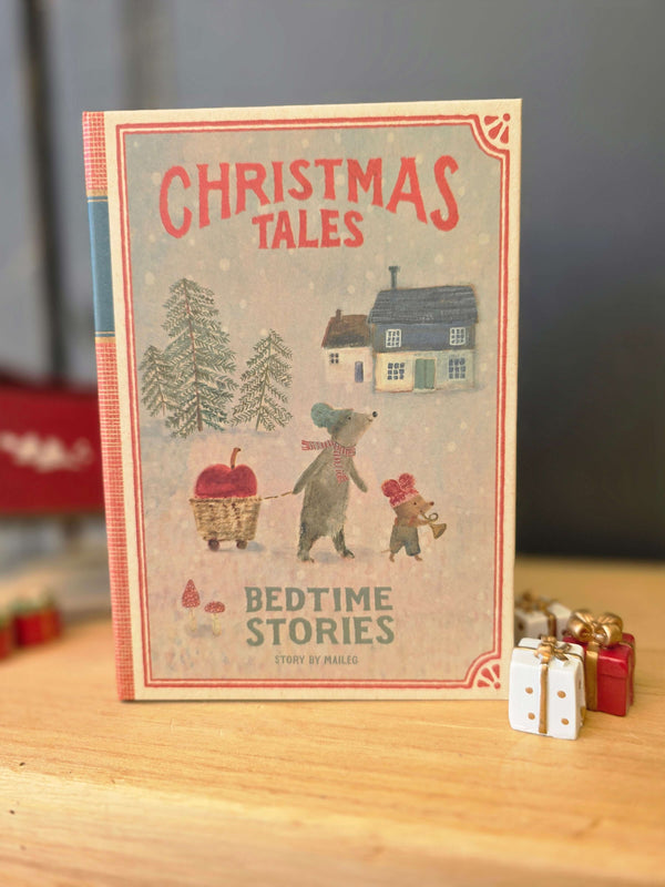 Maileg, Christmas Twin Mice, Little Sister and Brother in Book