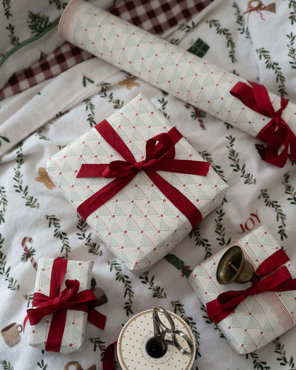 Maileg, Gift Wrap, Cherry - 10 m