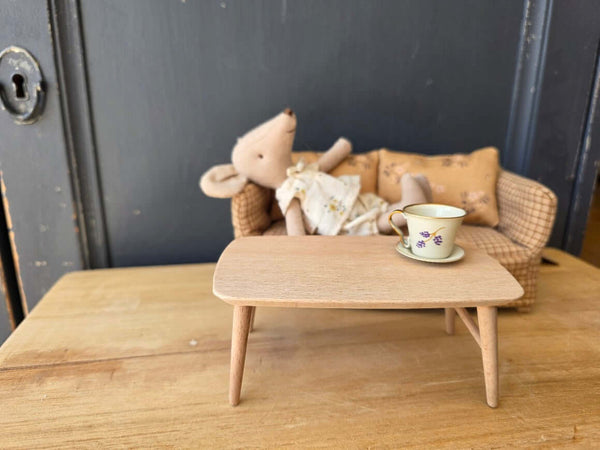Maileg, Coffee Table, Mouse - Nature
