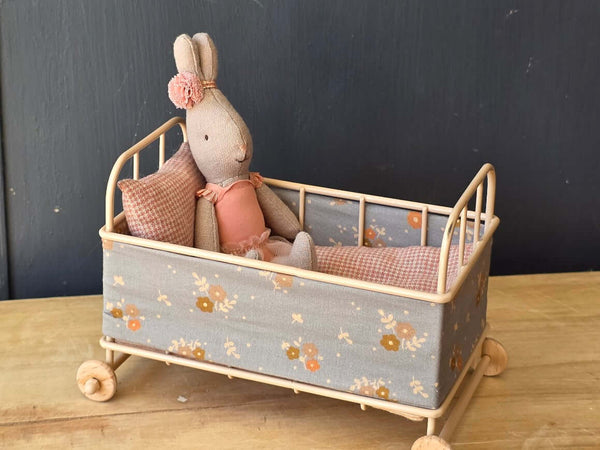 Maileg, Cot Bed, Micro - Powder
