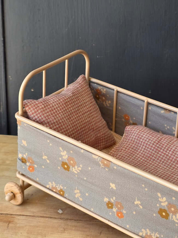 Maileg, Cot Bed, Micro - Powder