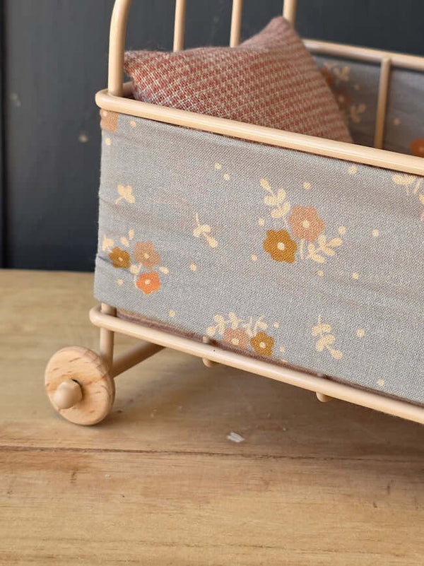 Maileg, Cot Bed, Micro - Powder