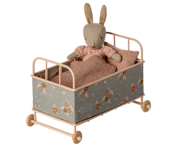 Maileg, Cot Bed, Micro - Powder