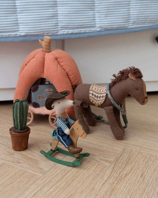 Maileg, Pumpkin Carriage, Mouse