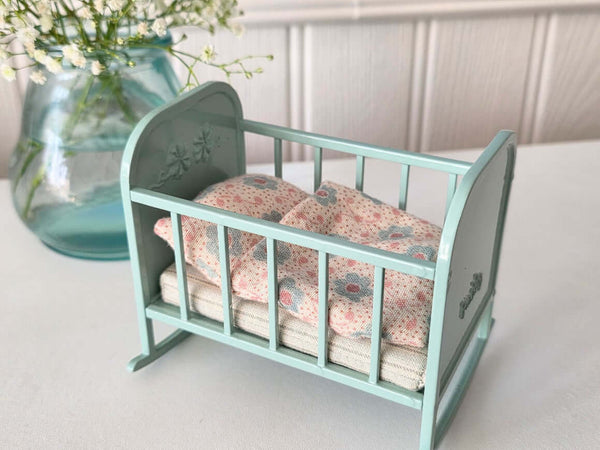 Maileg, Cradle, MY - Blue Mint