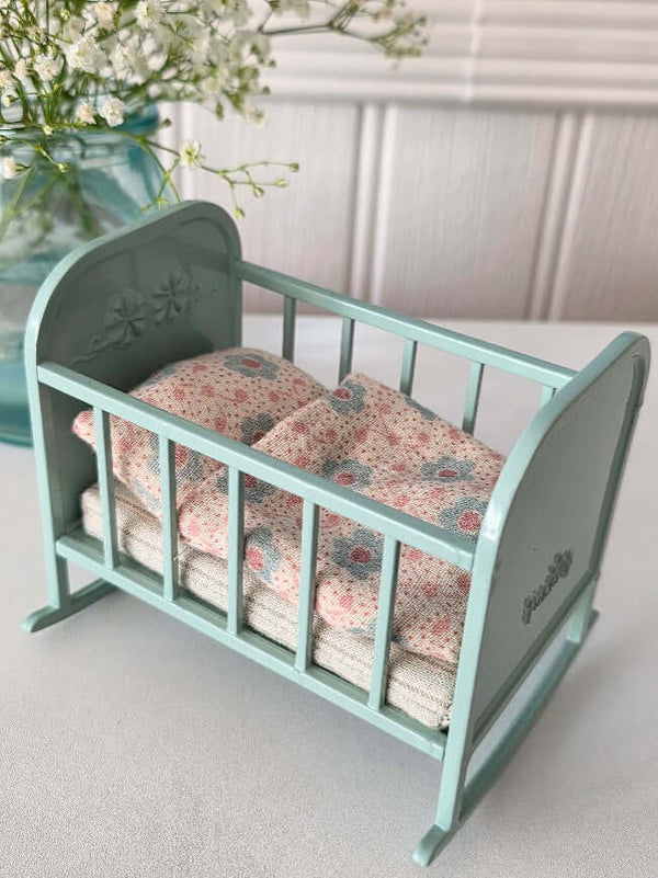 Maileg, Cradle, MY - Blue Mint