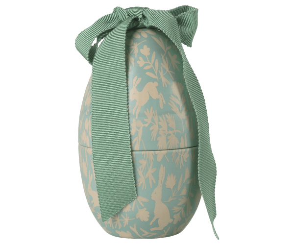 PRE-ORDER Maileg, Easter Egg with Micro Lamb, Small - Dusty mint **Due Late Feb**