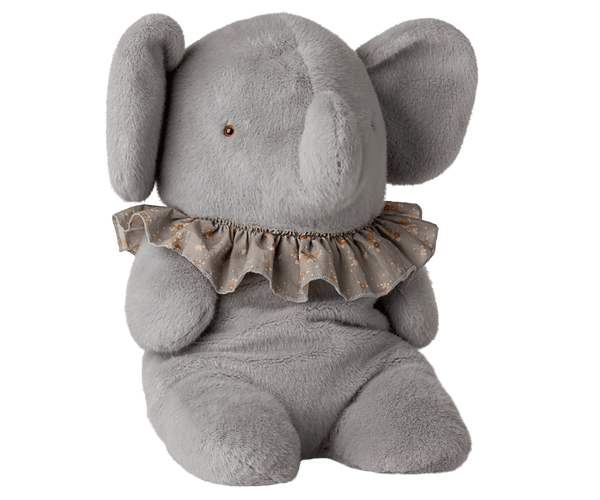 Maileg, Elephant Plush, Big - Blue/grey