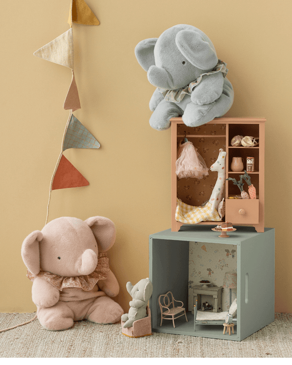Maileg, Elephant Plush, Big - Powder