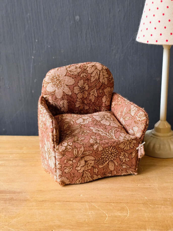 Maileg, Folding Chair, Mouse - Flower