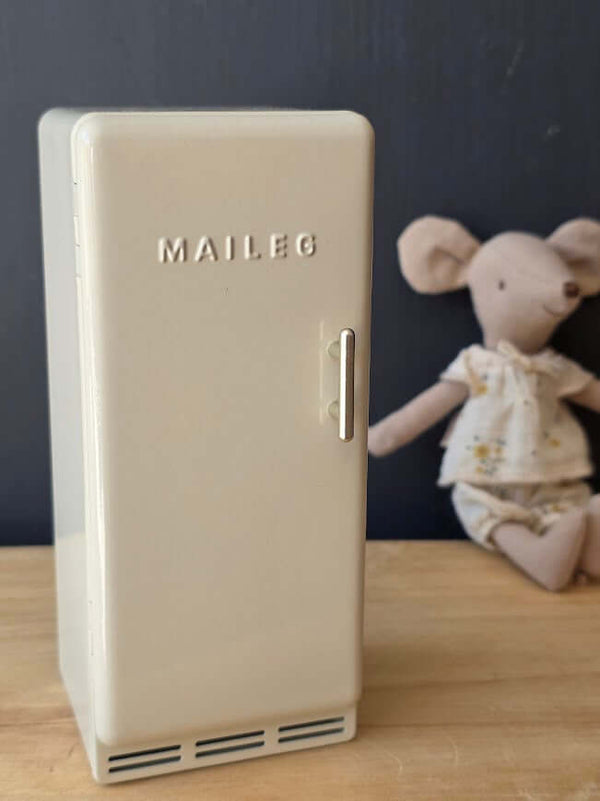 Maileg, Fridge, Mouse - Off White