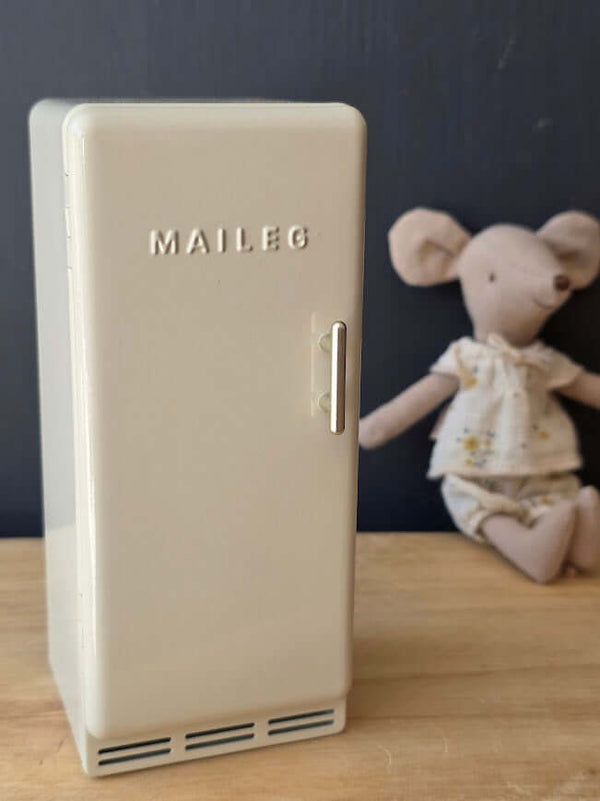 Maileg, Fridge, Mouse - Off White