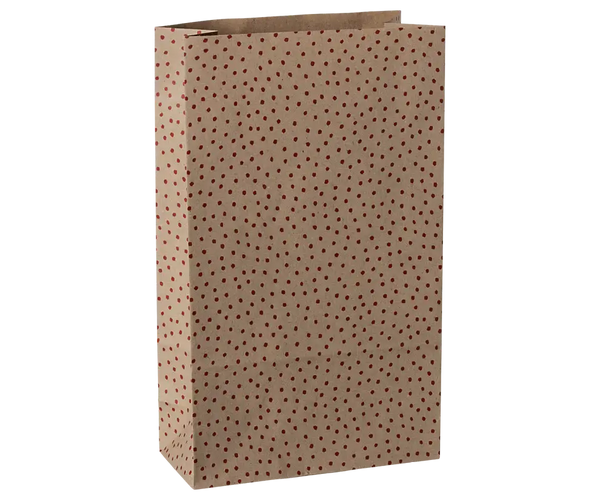 Maileg, Gift bag - Polka - Red (Set of 5)
