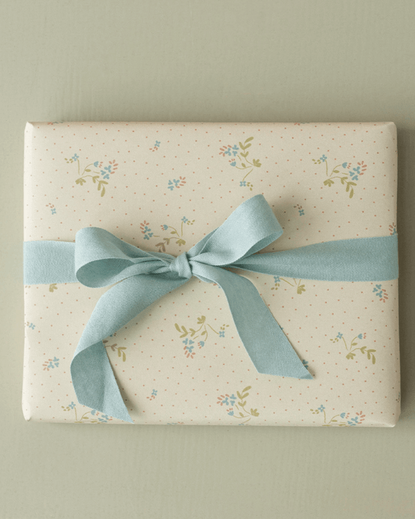 Maileg, Gift Wrap, 10 m - Bae - Blue