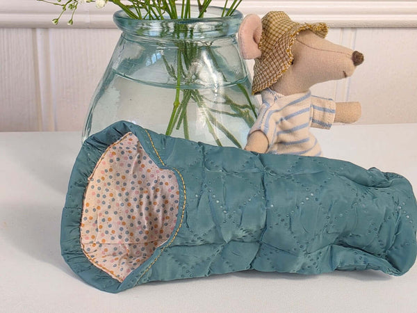 Maileg, Hank the Big Brother Hiking Mouse in Blue Top