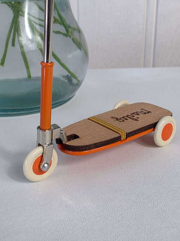 Maileg, Kick Board, Mouse - Orange