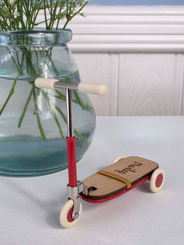 Maileg, Kick Board, Mouse - Red