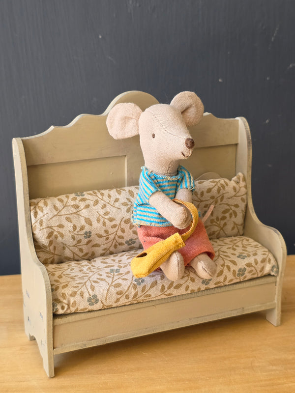 PRE-ORDER Maileg, Kitchen Bench, Mouse - Light Sand **DUE NOV**