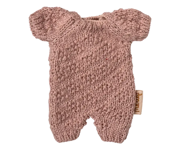 *PRE-ORDER* Maileg, Knitted Suit, Micro - Heather (DUE END OCT)