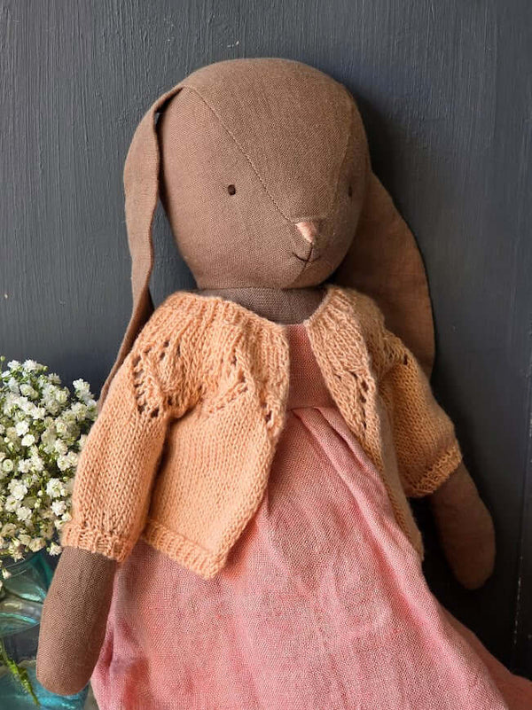 Maileg, Knitted Cardigan, Size 4 - Light Rose