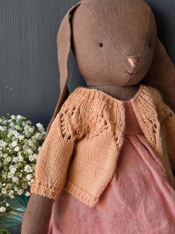 Maileg, Knitted Cardigan, Size 4 - Light Rose