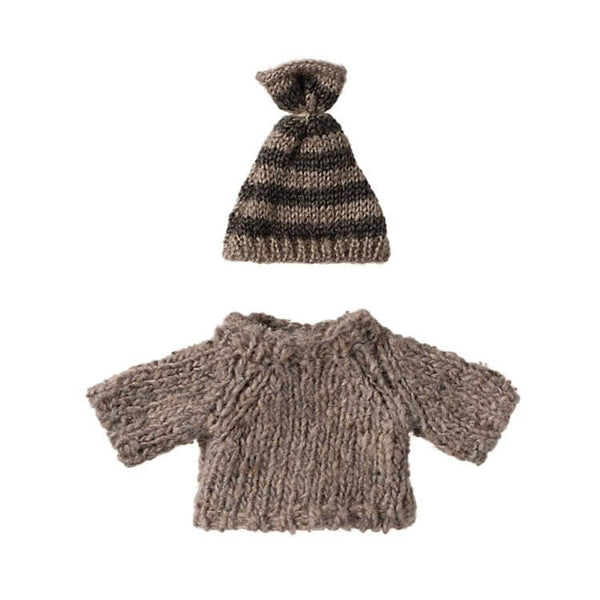 Maileg, Knitted Sweater and Hat, Big Brother