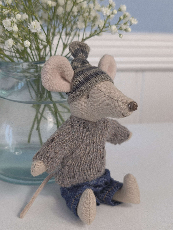 Maileg, Knitted Sweater and Hat, Big Brother