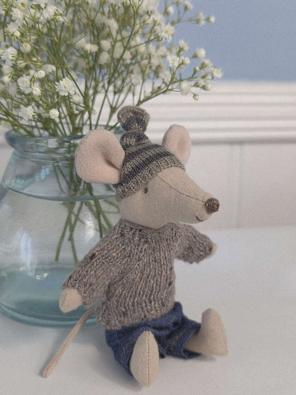 Maileg, Knitted Sweater and Hat, Big Brother