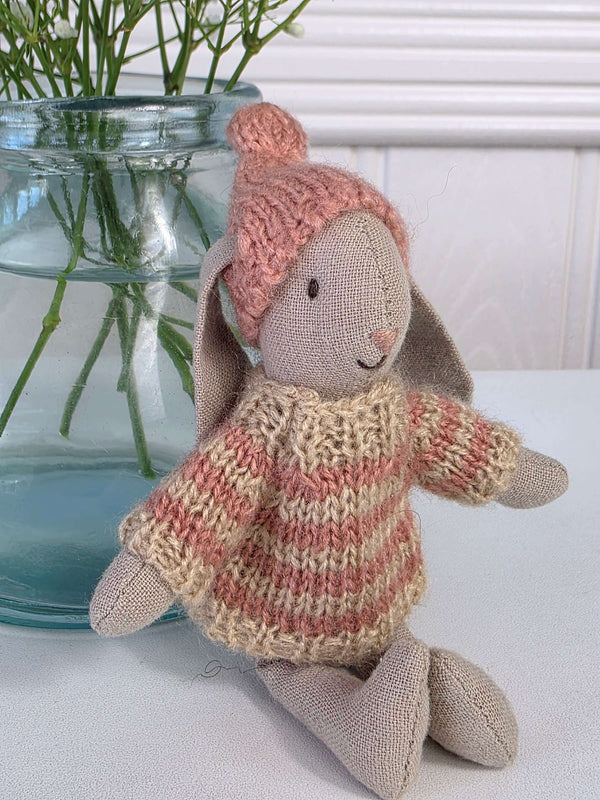 Maileg, Knitted Sweater and Hat, Big Sister Mouse
