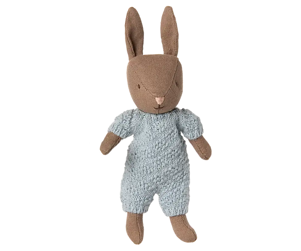 Maileg, Knitted Suit, Micro - Blue
