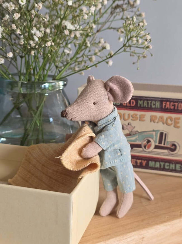 Maileg, Little Brother Mouse in Matchbox **MOUSE of the MONTH**