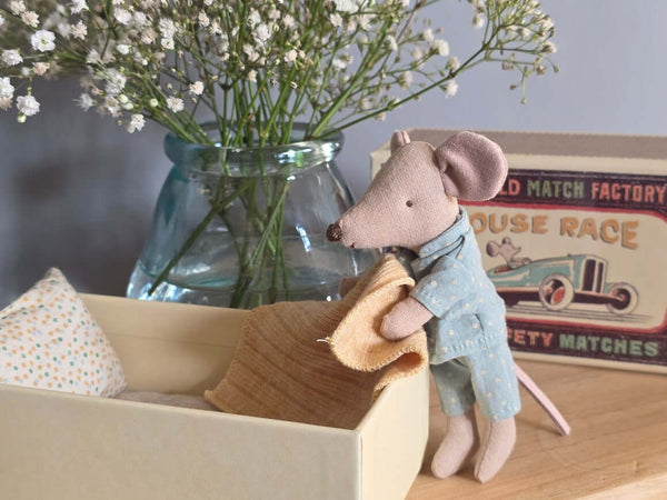 Maileg, Little Brother Mouse in Matchbox **MOUSE of the MONTH**