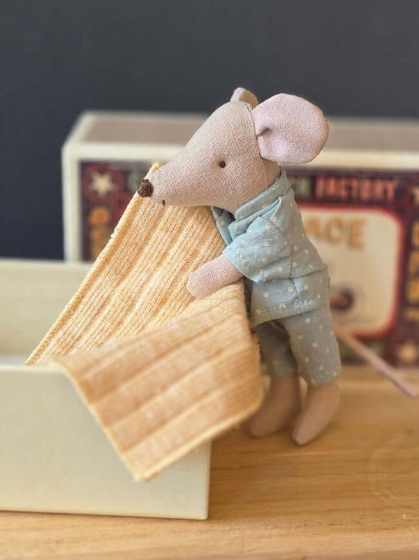 Maileg, Little Brother Mouse in Matchbox **MOUSE of the MONTH**