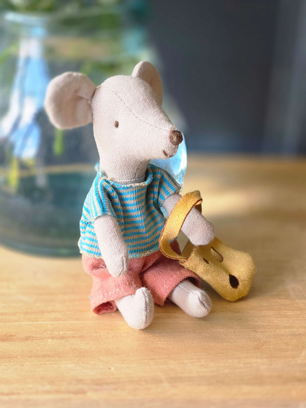 Maileg, Little Brother Mouse with Bag