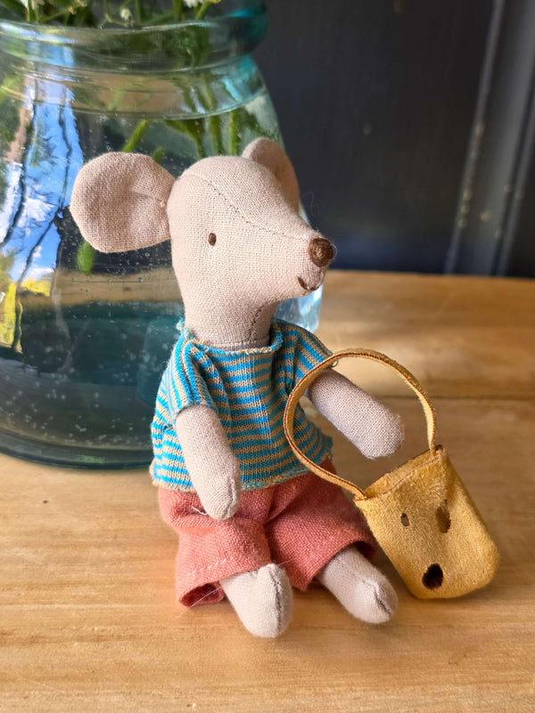 Maileg, Clothes and Bag, Little Brother Mouse