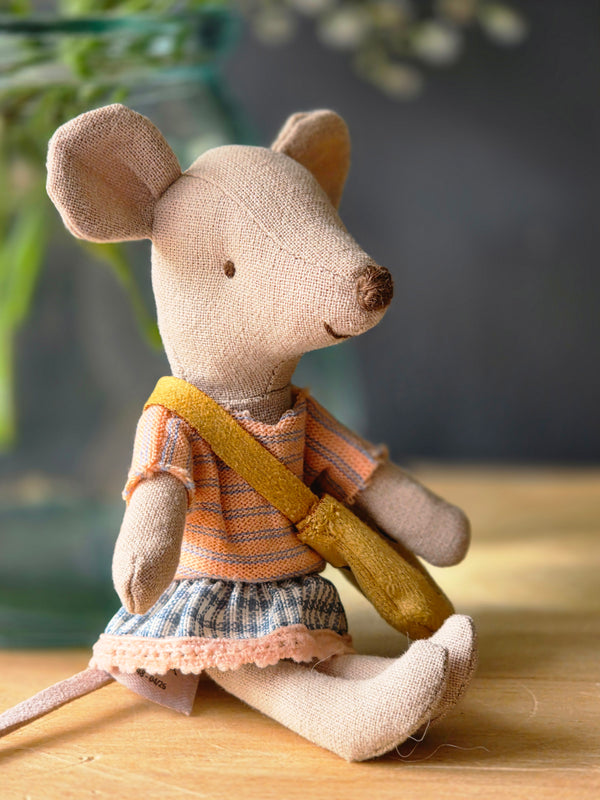 Maileg, Clothes and Bag, Little Sister Mouse