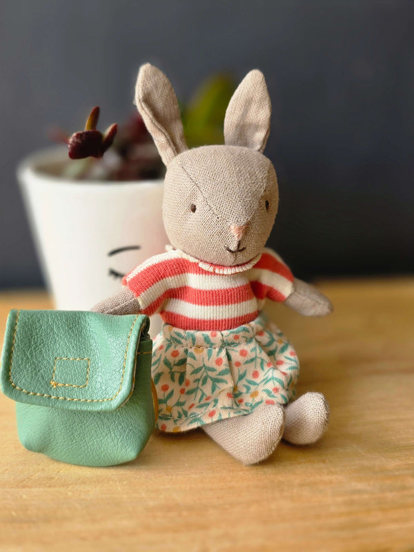 Maileg, Clothes and Bag, Big Sister Mouse - Green